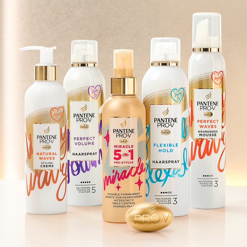 Pantene Pro-V Natural Waves Nourishing Styling Hair Cream with Argan