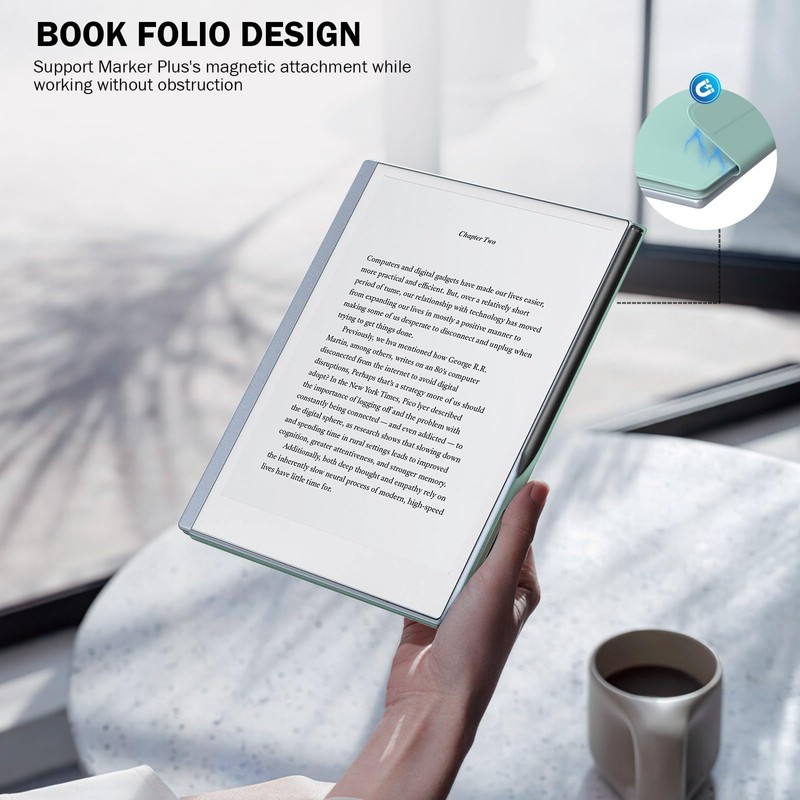 MoKo Case for Remarkable 2 Tablet Case, Lightweight Ultra-Thin Magnetic