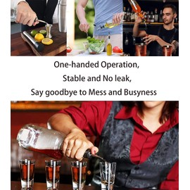 Pafusen 12 Pack Liquor Bottle Pourers, Liquor Pour Spout for Liquor Bottles, Stainless Steel Olive oil Dispenser Spout, Alcohol Pourer Spouts Dust Caps Covers, Gold