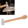 Mini Hammer High Carbon Steel Round Head Ergonomic Wooden Handle