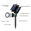 Nekteck 4 Pack Solar Lights,2-in-1 Outdoor Solar Spotlights Powered Adjustable