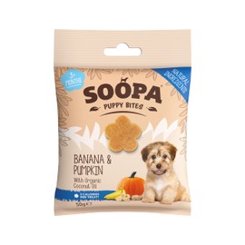 Soopa Banana & Pumpkin Puppy Healthy Bites 50gm