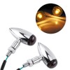 2pcs Motorcycle Bullet Amber LED Turn Signals Indicator Lighting Lamp