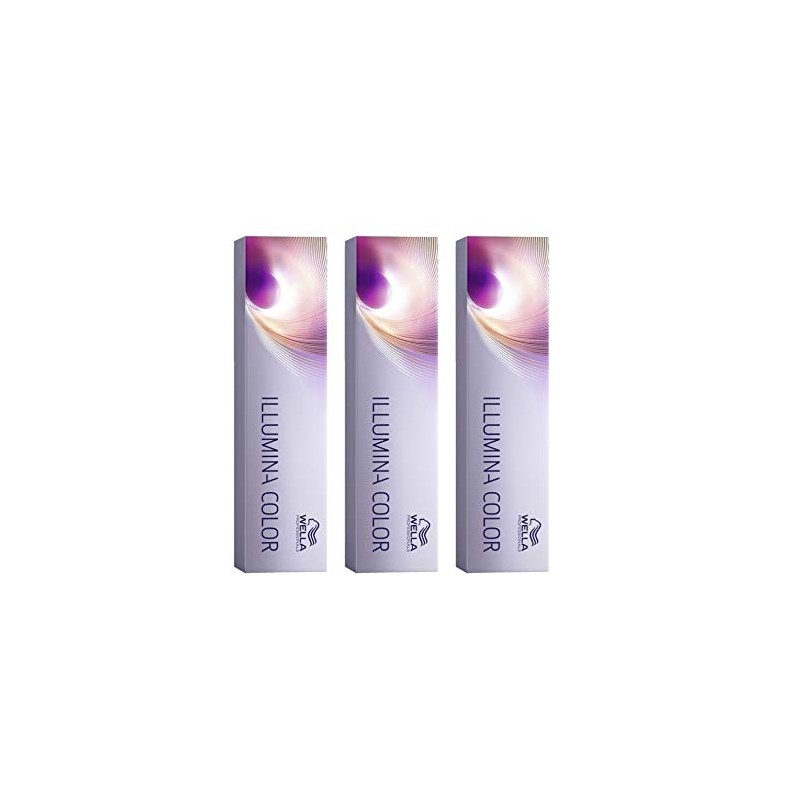 Pack of 3 Wella Illumina Colour 5/7 Light Brown/Brown