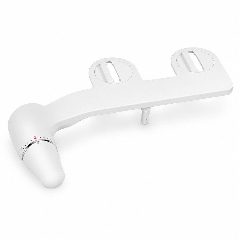 Ultra-Slim Bidet Attachment for Toilet Seats – Non-Electric Dual Nozzle