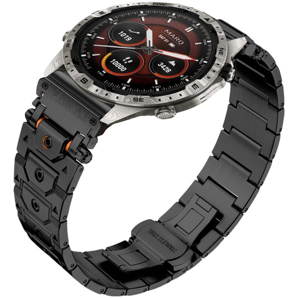 22mm Titan Steel Bands Compatible for Fenix 8 47mm/7/6/5 Band,Quick