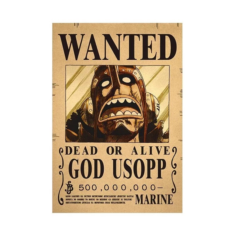 Generic 10 x One Piece Luffy Straw Hat Pirates Wanted