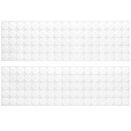 Velcro, Velcro, Round 0.6 inch (15 mm), Set of 102 Pairs, Strong DIY Dots, No Traces, Heat Resistant, Waterproof, Commercial Use, DIY, Home Use (0.6 inch (15 mm)