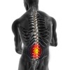 Neoprene Double Pull Lumbar Back Brace, Small 22-27", Stabilising Lower