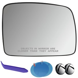 EAP Passenger Side Mirror Glass Compatible with RANGE ROVER SPORT 2006-2009, LR2 2008-2010, LR3 2005-2009, Heated LR017081 LR017067 CRD500230