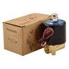 Heschen Brass Electric Solenoid Valve 1/4 Inch DC 24V Direct