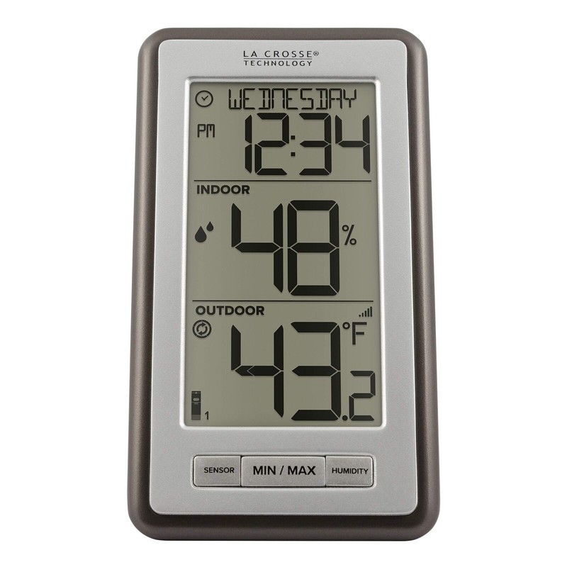 La Crosse Technology WS-9160UV3 Digital Indoor Outdoor Thermometer Wireless -...