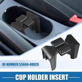 A ABSOPRO Car Cup Holder Insert 55604-48020 Cup Drink Holder for Toyota Highlander 2002 2003 2004 2005 2006 2007
