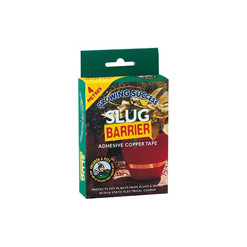 Growing Success Slug Barrier Copper Tape, 4 m, Green