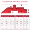 KAGYIFLY Setup Blocks Woodworking, 14pcs Aluminum Setup Blocks Height Gauge