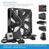 140mm PC Fan 12V 140mm Computer Fan Dual Ball Bearing