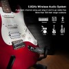 LEKATO Wireless Guitar System 5.8 Wireless Guitar Transmitter Receiver Rechargeable
