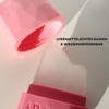 Mochi Skin deluxe rose quartz roller with flower handle in
