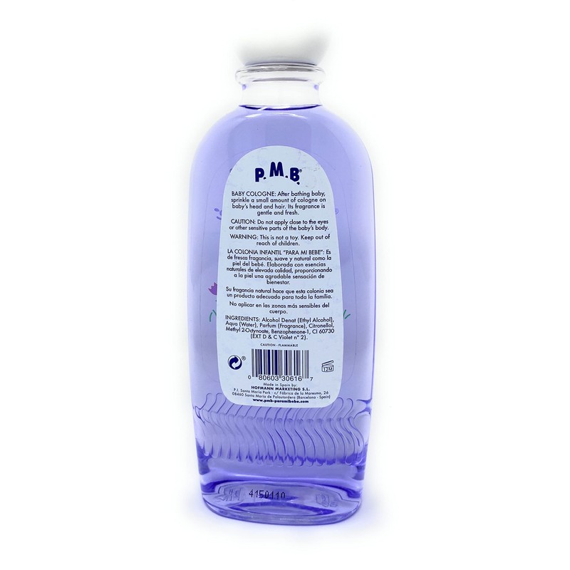 Para Mi Bebe 3 Baby Cologne 8.3 oz./250 ml (Violet)