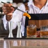 Pinzas de bar, pinzas de cóctel graduadas de doble cabeza,
