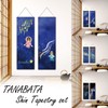 next.design Tanabata Decorative Thin Tapestry, Bamboo Leaf Short Book, Milky
