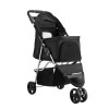 Pet Stroller, 35 lbs Weight Capacity, Foldable Dog Stroller Cart,