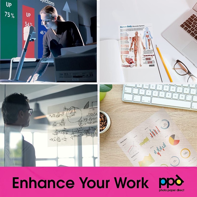 A4 Inkjet Transparency Film (Overhead Projector Film) x 50 Sheets