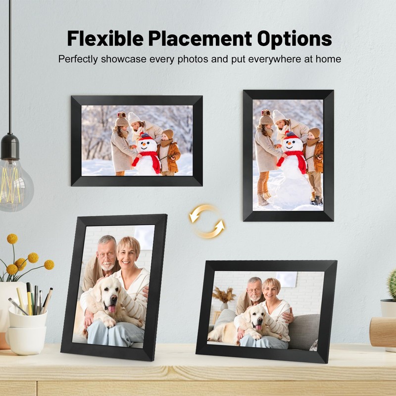 Anna Bella Digital Picture Frame 10.1 Inch with 1280x800 FHD