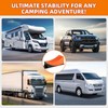 Tlaleikejia RV Leveling Blocks Ramp Kit, Camper Levelers, Camper Wheel