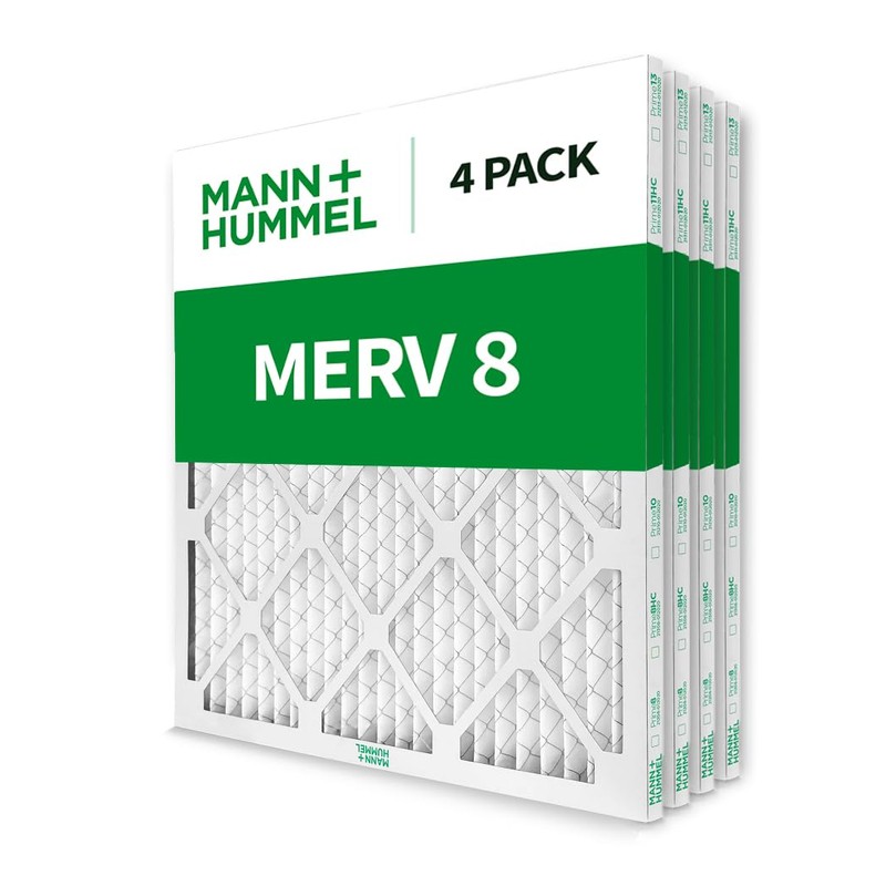 Mann+Hummel 16x20x1 MERV 8 Pleated HVAC AC Furnace Air Filters.