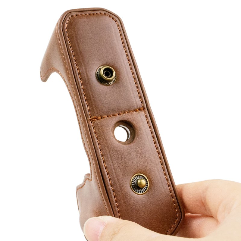 MUZIRI KINOKOO XE4 Mini Lens Bag PU Leather Detachable Adjustable