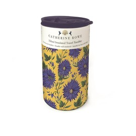 Museums & Galleries Catherine Rowe Blue Flowers Stainless Steel Insulated Travel Tumbler