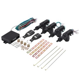 Car Remote Lock Set, Door Lock Actuator, Lock Remote Control Kit, Anti-Theft