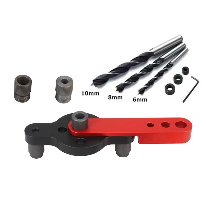 FTtool Drill Guide Drill Stand, Aluminum, 0.23 inch (6/8/10 mm)