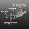Visol Marlin Butane Triple Flame Windproof Lighter, Refillable, Built-in Punch