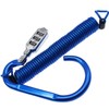 amavoler Motorcycle Helmet Lock, 8ft Bright Theft Deterrent Cable Combo,for