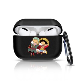 Anime Pattern Design for AirPods Pro 2nd Generation Case Cover with Keychain, Cute Anime Compatible with Airpods pro 2 Case, Full Protective Soft Silicone Shockproof Headphone Case