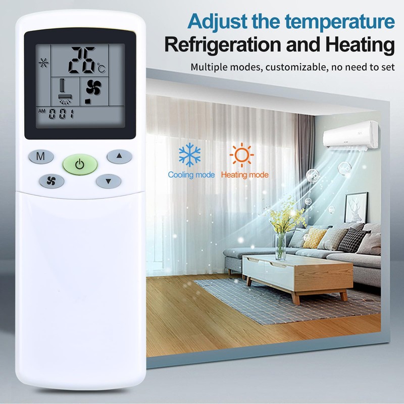 HZIME New ZH/TY-01 ZHF/TY-01 Replacement AC A/C Remote Control Compatible