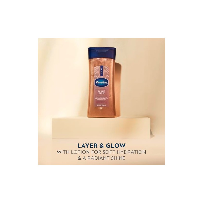 Vaseline Cuidado de la piel Shimer Gel Oil 6.8 fl