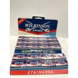 Wilkinson Sword 100 X Wilkinson Sword  STAINLESS Double Edge Safety Razor Blades