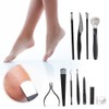 11pcs / set Pedicure Knife Kit Stainless Steel Toenail Knives
