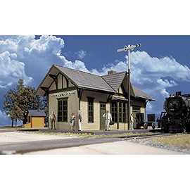 Walthers, Inc. Golden Valley Depot Kit, 6-1/2 X 3-3/8 X 4" 16.2 X 8.4 x 10cm