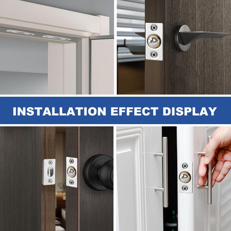 2 PCS Ball Catch for Top of Door, Closet Door