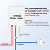 TTFLEX Expansion Tank for Tankless Water Heater 1/2"MIP Mini Expansion