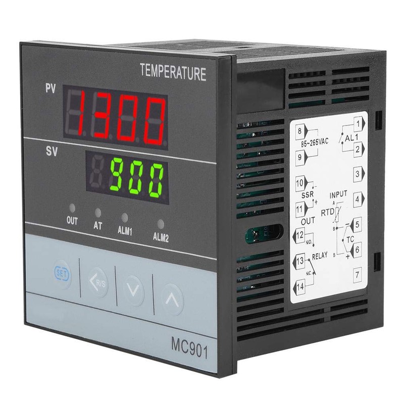 PID Temperature Controller, MC901 Digital Programmable Temperature Control Type K