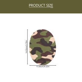 Veemoon 10Pcs Camouflage Embroidered Iron Patches for Clothing Elbows and Knees Multi Use Repair Patches for Convenient Sewing and Decoration
