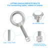 PATIKIL Lifting Shoulder Eye Bolts, 4 Pack M8x50 304 Stainless