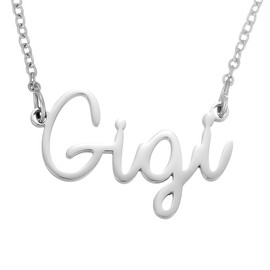 HUTIMY Gigi Gifts for Grandma Birthday Necklace - Gigi Pendant for Women