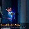 2pcs Door Handle Alarm Anti Theft Vibration Triggered Portable Door