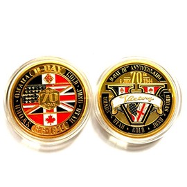 Cross My Heart D-Day 70th Anniversary Coin WW2 World War 2 VICTORY in EUROPE